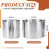 Hushee 2 Pcs Cake Mold 15 cm High, 6 to 12'' Adjustable Cake Ring Cake Baking Supplies Baking Rings Round Stainless Steel Decorating Bakeware Tools with Scaling for Mousse Baking Dessert Cake Making