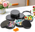 Foraineam 24 Pack 4 oz Round Tins, Aluminum Empty Tins for Metal Storage, Spice Containers, Travel Tin Cans