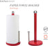 Red Paper Towel Holder - Durable and Stylish Kitchen Accessory