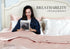 100% Mulberry Silk Pillowcase for Hair and Skin, 22 Momme Pure Natural Silk Pillow Case with Zipper, Light Pink, Queen