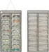 Dual-sided Hanging Sunglasses Organizer - Dust-Proof Glasses Storage Wall Pocket with 32 Slots