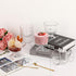 BSTKEY 6PCS Set 10 oz Glass Dessert Bowls/Cups, Cute Footed Dessert Bowls for Ice Cream Trifle Fruit Pudding Snack