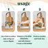 LARTSFRO 4 Pack Swedish Dishcloths for Kitchen, Papaya Reusable Paper Towels Washable, Oranges Peach Lemon Colorful