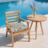 Set 2 18.5"x16"x2" DYTXIII of Outdoor Chair Cushions, Water Resistant Square Seat Cushion for Patio Dining Chairs