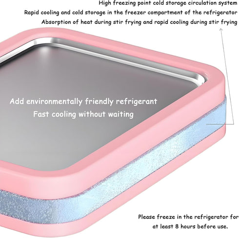 Break The Waves Frozen 2 304 (8.9in*6.9in*1.6in)) Rolled Ice Cream Maker,Parent Child Homemade Instant Yogurt