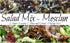 Liliana's Garden Mesclun Mix Salad Green Seeds Fast-Growing Lettuce-free Salad Mix Harvest in 40