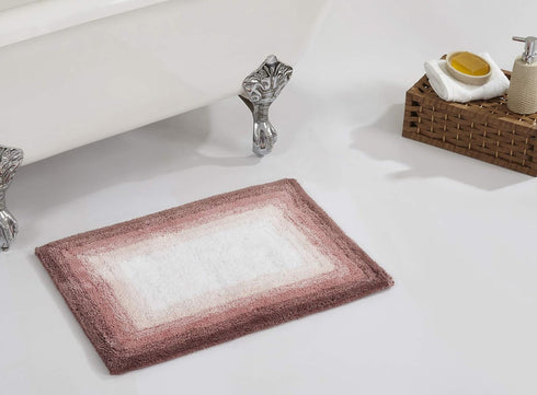 Better Trends Torrent Collection Bath Mats, 100% Cotton, Rose Tufted, Absorbent & Machine Washable, 21" x 34"
