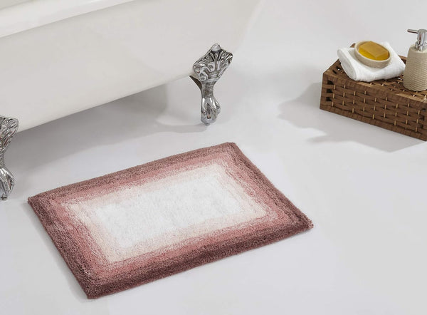 Better Trends Torrent Collection Bath Mats, 100% Cotton, Rose Tufted, Absorbent & Machine Washable, 21" x 34"