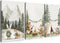 AKWISH Nursery Woodland Animals Canvas Wall Art, Cute brave Bear Fox Rabbit
