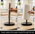 KES Matte Black Paper Towel Holder - Countertop Kitchen Roll Holder Stand for Standard or Giant Rolls