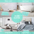 WLLHYF 10 Inches Mini Square Faux Fur Rug Small Fluffy Area Rug Cushion for Living Room Sofa Bedroom Floor Soft Square