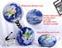 3 Piece Set Kids Space Planet Throw Pillow Covers, Decorative Cushion Cover, 15X15 Inch Round Accent Pillow Case