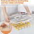 2 Pack 48 MesRosa Deviled Egg Containers with Lid and Handle, Durable Clear Plastic Deviled Egg Carrier Storage Eggs