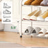 kiplant Closet, 3-Tier Closet Shoe Rack for Expandable Shoe Rack Metal Organizer, Heavy Duty Shoe Storage Shelf