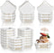 300 Pcs Square Cupcake Liners, 2.36 Inches Brownie Cupcake Cups for Wedding, Baby Shower, Birthday Party