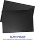 12 Pack 4x6 Inch Magnetic Picture Frames, Photo Pocket Frames with White Borders for Fridge, 4 x 6 Inch (Black)