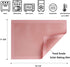 Perforated Baking Mats, 2 PCS Pink Eclair Silicone Mat for Half Sheet, Non-Stick Reusable Oven Liners for Making Bread/Pizza/Pastry/Cookie 11 5/8" x 16 1/2", Sakura Pink by AMYONE
