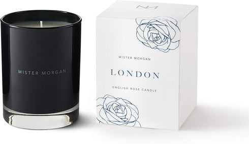 Mister Morgan London English Rose Candle, 11 Ounces
