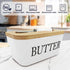 Satax Countertop Butter Dish with Lid and Knife Spreader for and Refrigerator, Keep Butter Fresh, Easy Scoop