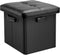 DocSafe Storage Ottoman with Lock,Fireproof Folding Ottoman Foot Rest Stool Storage Chest