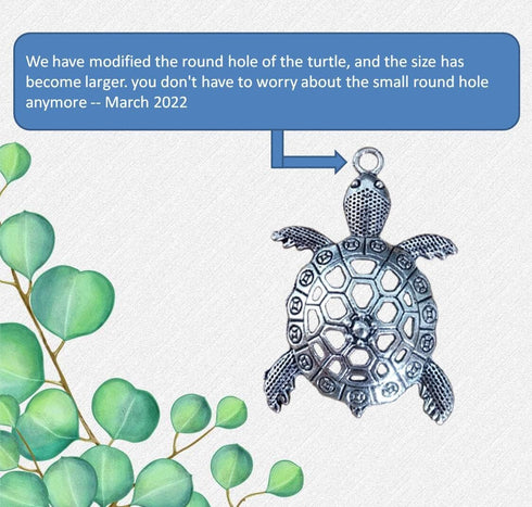 Sea Turtles Shower Curtain Hooks - Silver Metal Rust Proof Clips for Bathroom Accessories Set