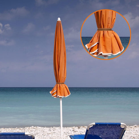 Woanger 12 Pcs Reusable Umbrella Strap Securing Straps for Parasol, Flexible Tie for Outdoor Umbrella