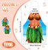 Hillban 2 Pack Funny Creative Cooking Couples Apron with Adjustable Waist Ties Muscle Man Bikini Girl Aprons for Party