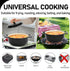 Bonnlo 500 5 Round Dutch Oven, Enameled Cast Iron Dutch Oven Pot with Lid & Dual Handles, Oven Safe Up to F