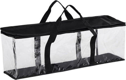 Fasmov Set of 4 DVD Storage Bags, Hold up to 160 DVDs, Water Resistant with Handles
