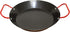 IMUSA USA 10" Carbon Steel Coated Nonstick Paella Pan, Black with Red Handles