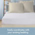TODAY'S HOME 2-Pack Tailored Bed Pillow Shams, Cotton Blend Design, Standard, Ivory