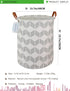 LANGYASHAN Collapsible Laundry Basket, Canvas Fabric Organizer for Storage, Toy Bins, Gift Baskets, Bedroom Clothes,