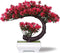 Fake Plants Small Artificial Bonsai Tree for Home Decor Living Room Bathroom