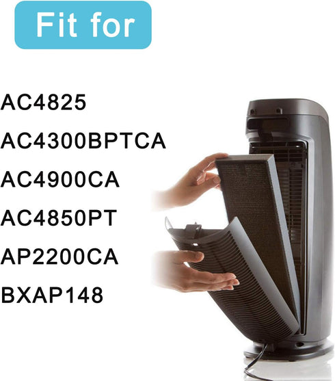 BBT BAMBOOST Filter B Replacement for Germguardian Air Purifier FLT4825, 1 HEPA True Filter & 2 Carbon Filters