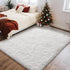 Ophanie White Rugs for Bedroom Fluffy, 4x6 Nursery Soft Fuzzy Shag Plush