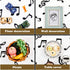 108 x 54 Inch Musical Notes Tablecover, Disposable Plastic Tablecloth for Birthday Party Decoration Supplies (2 Pieces)