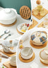 Hot Pads Trivet, Solid Bamboo Wood Trivets for Hot Dishes, 4pcs Multi Size