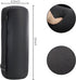 Patty Both Lumbar Support Pillow Lumbar Roll Lower Back Pillow Adjustable Strap and Memory Foam Back Cushion with Washable Cover for Travel Office Chair,Game Chair,Car,Black