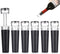 6 Pack Vacuum Wine Stopper, Reusable Silicone Caps, Air Remover Corks, Leakproof