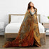 HGOD DESIGNS Brown Rust Colorful Metal Rusty Steel Blanket, Soft Comfortable Throw Blanket for Sofa, Chair, Bed, Office