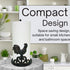 Decoronix 12" Countertop Country Rustic Elegance Cast Iron Rooster Paper Towel Holder - Freestanding Kitchen Accessory