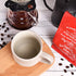 Bosmarlin Large Stoneware Speckled Coffee Mug - Big Ceramic Tea Cup, 17 Oz, Dishwasher and Microwave Safe (White, 1)