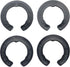 Upgrade 4 Pcs Refrigerator Door Hinge Shim Kits, Height Adjustment for Samsung Refrigerator, 4 Different Thicknesses