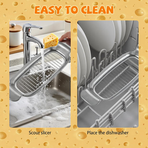 ADULLPONY Butter Slicer Cutter,Cheese Cutters for Block Cheese, Butter Slicer for Butter Squares, Stainless Steel