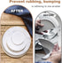 Imperius Set of 96 Felt Plate China Storage Containers - Thick Premium Soft Dish Storage Dividers - 24-10", 48-6",