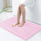 smiry Luxury Chenille Bath Rug 36''x24'', Extra Soft Absorbent Shaggy Bathroom Mat, Machine Washable Non-Slip