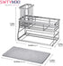 2 Countertop, SWTYMIKI Kitchen Sink Caddy Organizer, Tier Sponge Holder for Kitchen Sink with Instant Drying Stone