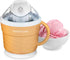 Nostalgia Electric Ice Cream Maker - 1.5 Quart Old Fashioned Soft Serve Machine for Frozen Yogurt or Gelato - Tan