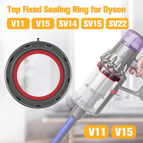 Dust Bin Top Fixed Sealing Ring for Dyson V11 V15 - Replacement Parts for Vacuum Cleaner Repair Accessories