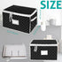 VERONLY China Storage Containers - Stemware Storage Cases for 12 Wine Champagne Glasses, 2 Pack with Dividers